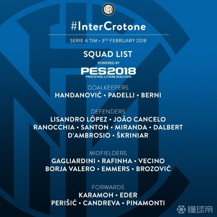 国际米兰客场险胜克罗托内，登顶积分榜的简单介绍